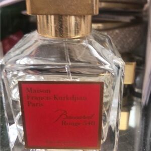 Maison Francis Kurkdjian Red and Gold Perfume Bottle